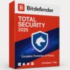Bitdefender Total Security 2025 – activare digitală (1 an / 5 dispozitive – PC, Mac, Android, iOS)