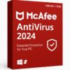 McAfee AntiVirus 2024 – activare digitală online (1 PC / 1 an)