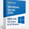 Windows Server 2019 RDS CAL – acces Remote Desktop (50 utilizatori sau 50 dispozitive)